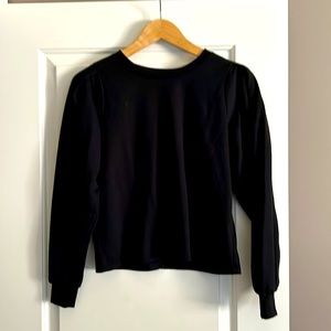 Banana Republic puff sleeve sweatshirt
